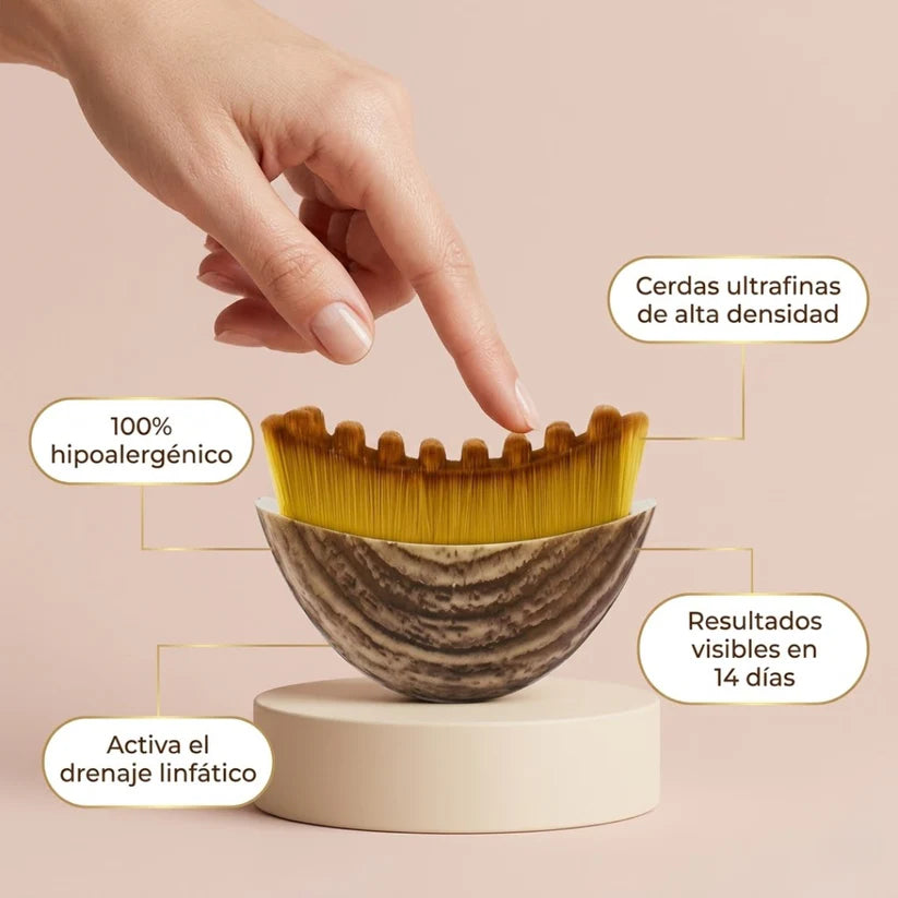 Cepillo Facial Para Masajes de Drenaje Linfatico