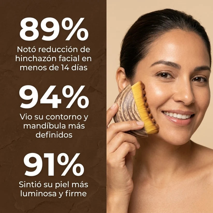 Cepillo Facial Para Masajes de Drenaje Linfatico