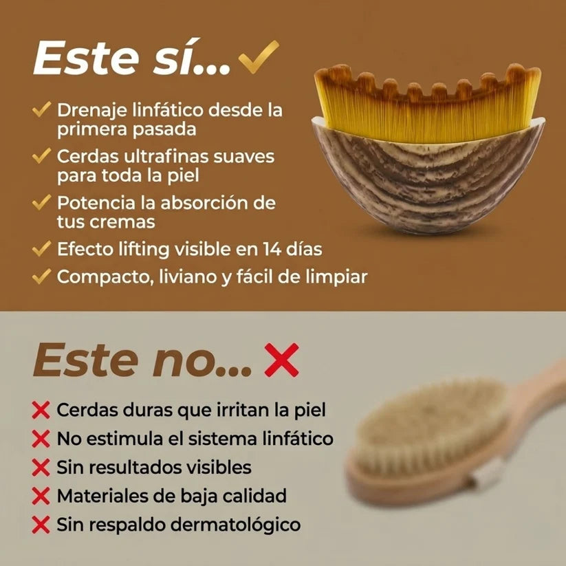 Cepillo Facial Para Masajes de Drenaje Linfatico