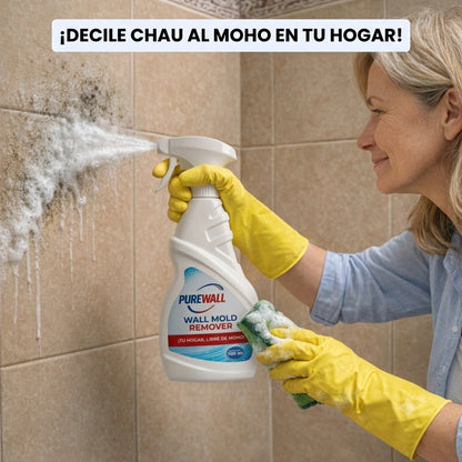 PureWall Removedor de moho | Paredes más limpias, frescas y protegidas en minutos.