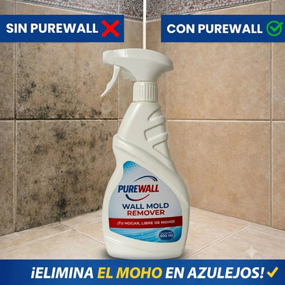 PureWall Removedor de moho | Paredes más limpias, frescas y protegidas en minutos.